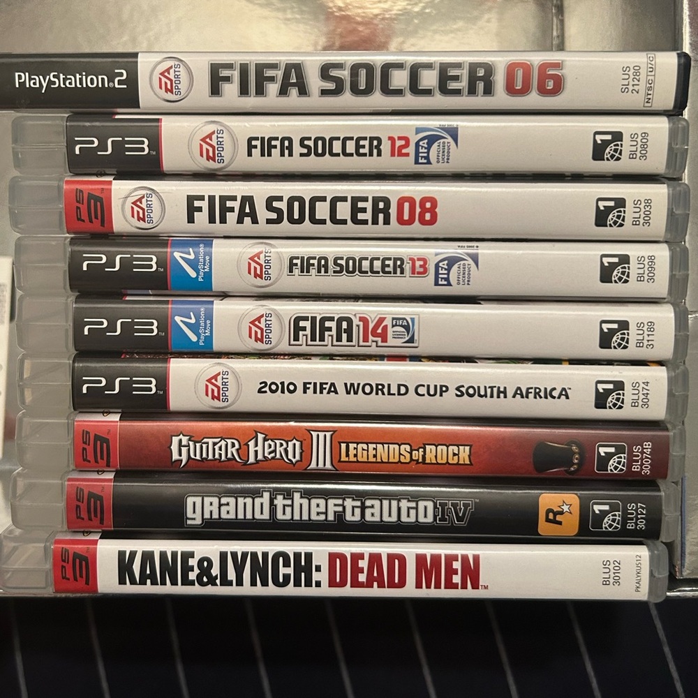 PlayStation 2, PlayStation 3 Games (Used)
